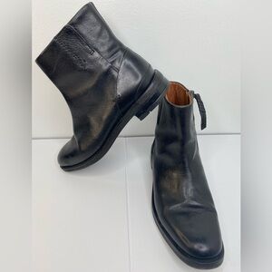 FRANCO SARTO Mist Black Leather Women's Boots